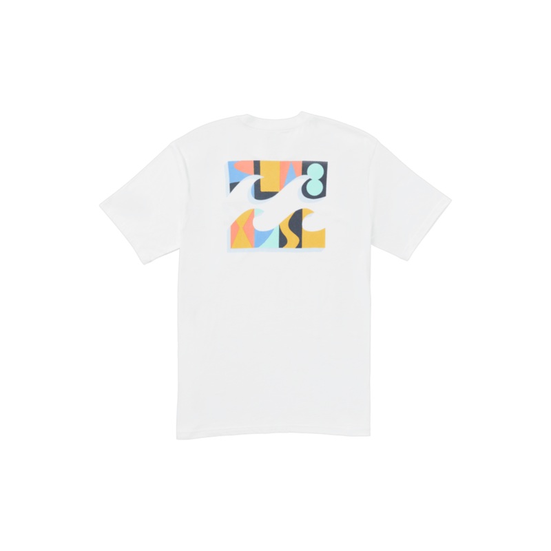 Billabong Crayon Wave Premium Tee-White
