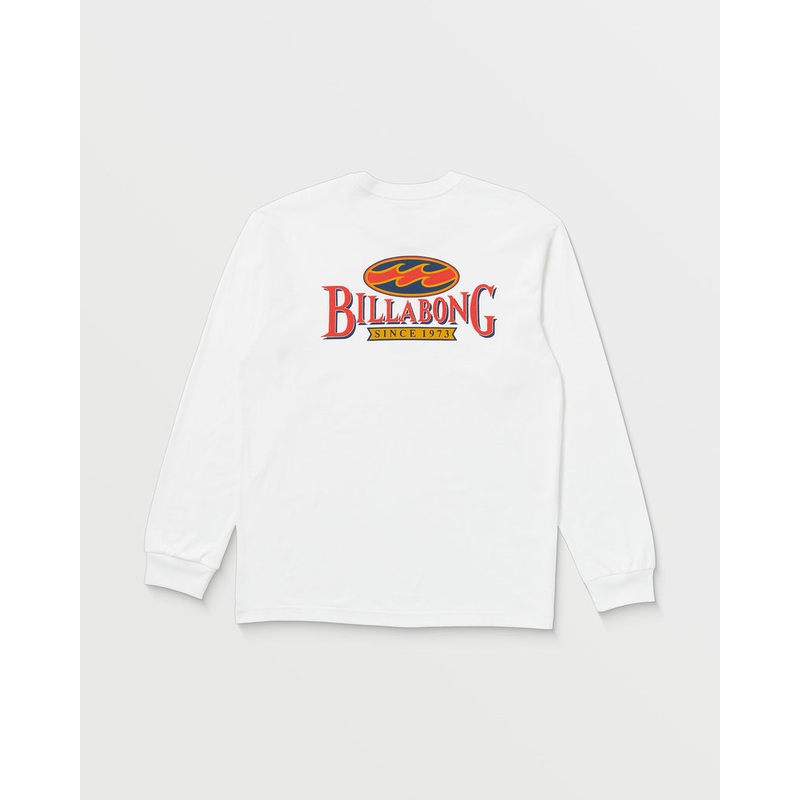 Billabong Double Spread Og L/S Tee-White