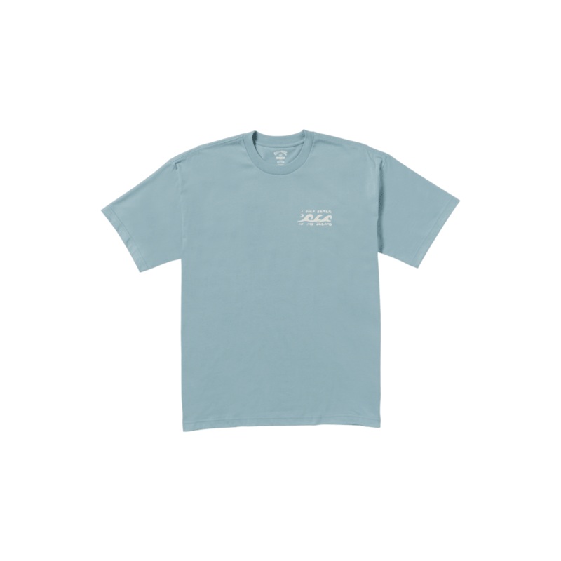 Billabong I Surf Better In My Dreams Tee-Washed Blue