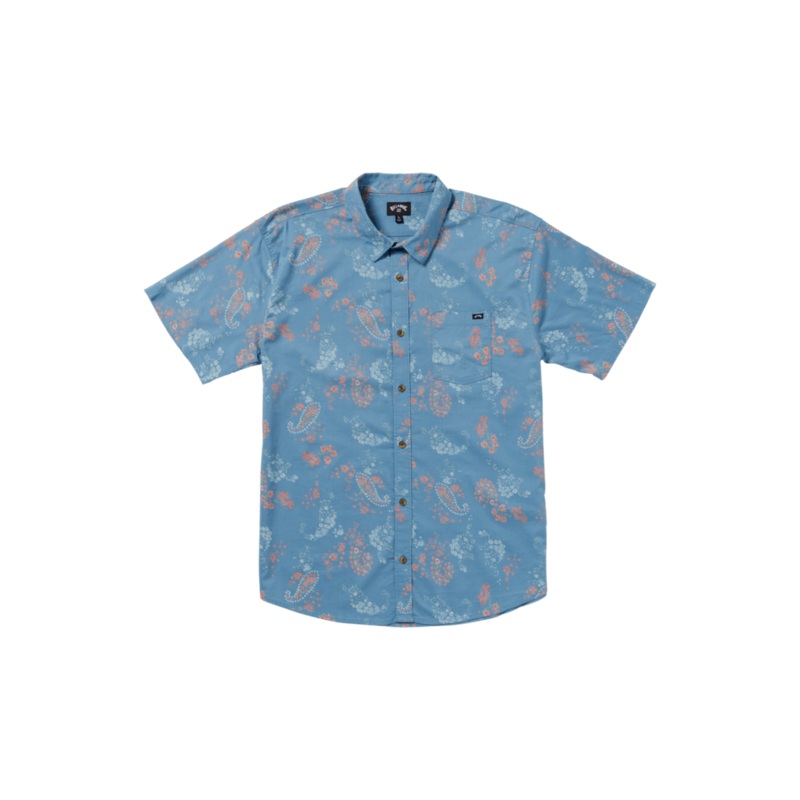 Billabong Sundays S/S Shirt-Washed Blue