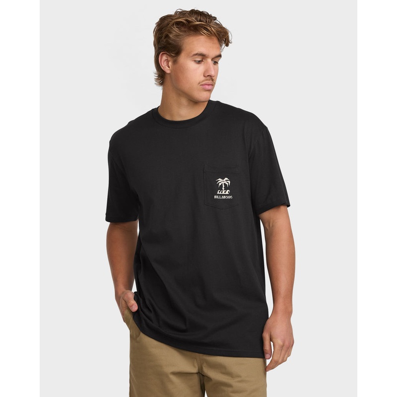 Billabong Troppo Premium Tee-Washed Black