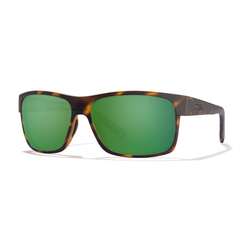 Cordina Sawyer 2 Sunglasses-Matte Tort/Green Mirror Polar