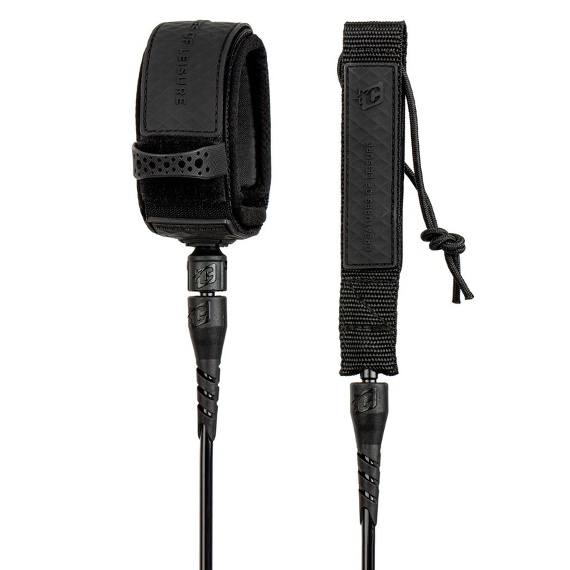 Creatures Reliance Lite Leash-Black Black-6′