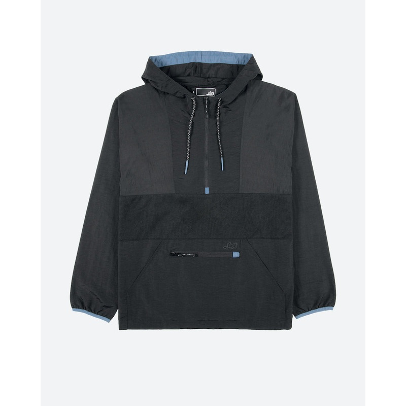 Lost Black Cloud Anorak Jacket-Black