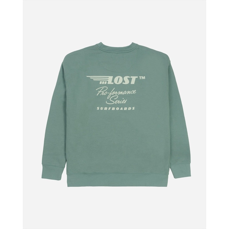 Lost Pro-Formance Crewneck Sweatshirt-Agave