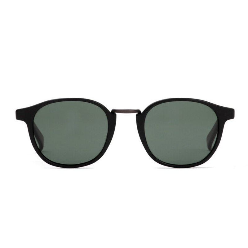 Otis A Day Late Sunglasses-Eco Matte Black/Grey Polar