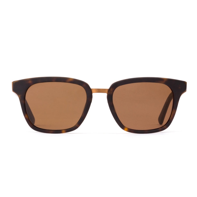 Otis Fiction Sunglasses-Matte Dark Tort/Brown Polar