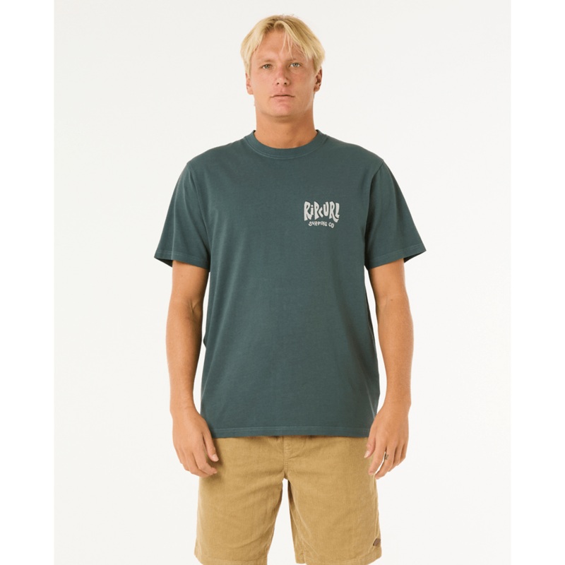 Rip Curl Shield Tee-Pine Night