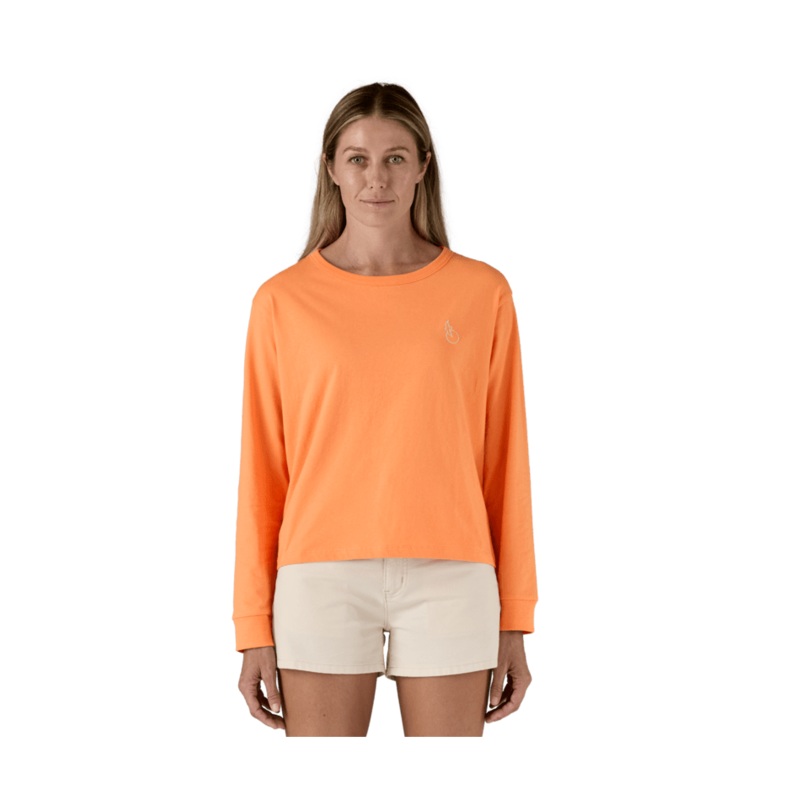 Patagonia Swelldrifter Easy Cut Organic L/S Tee-Heirloom Peach