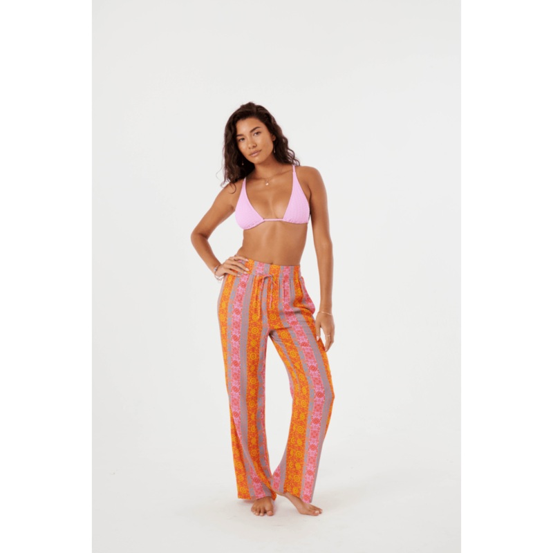 Roxy Beachside Cover Up Pants-Multi
