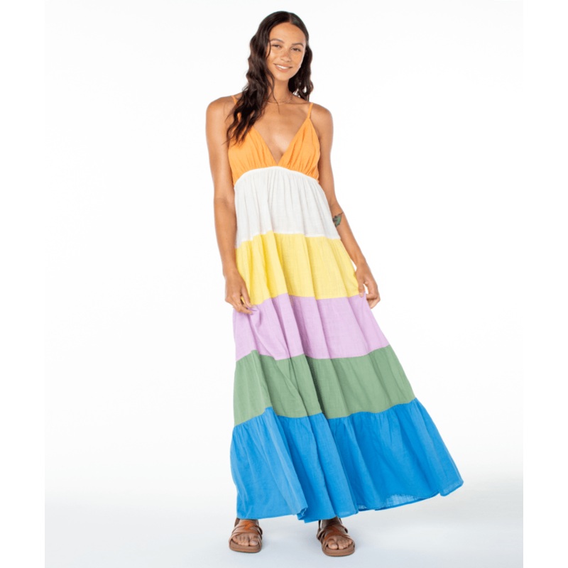 Roxy Honolulu Glow Maxi Dress-Multi