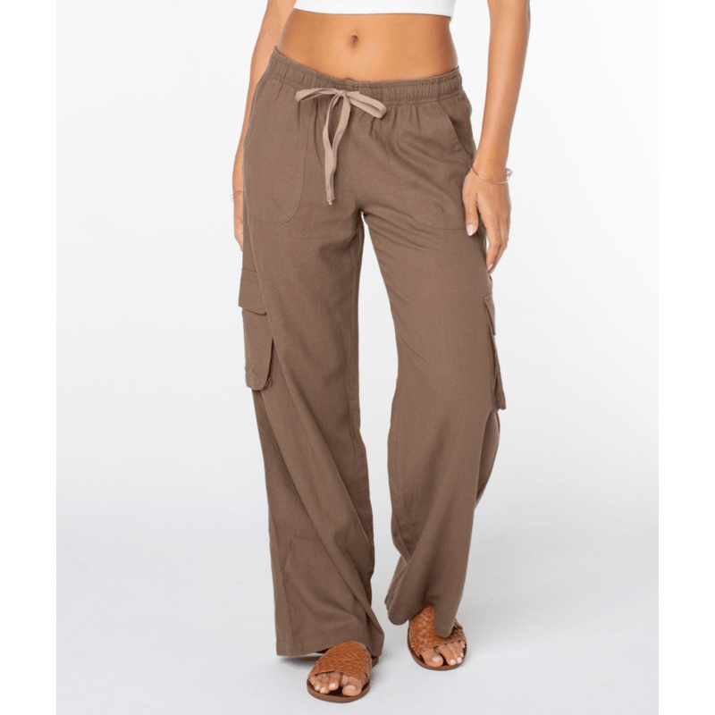 Roxy Lagoon Cargo Pants-Portabella