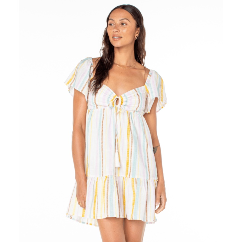 Roxy Salty Breeze Mini Yd Dress-Egret