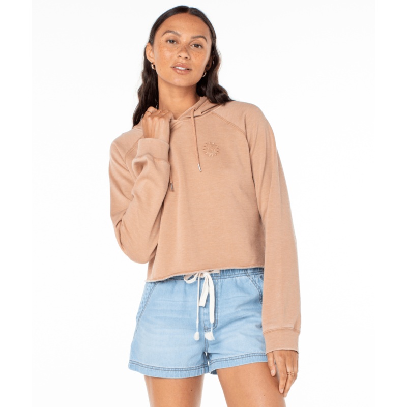 Roxy We Arrived Sweatshirt-Praline Sol Stamp Emby