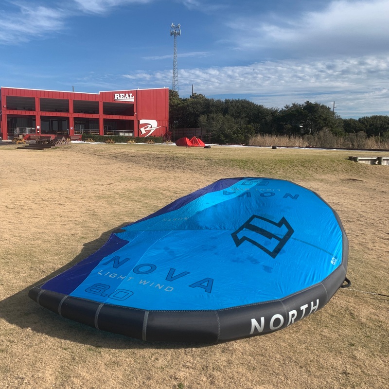 USED 2023 North Nova Light Wind Wing-Pacific Blue-8m