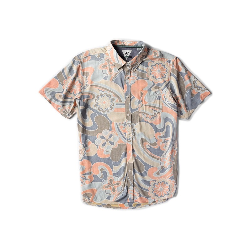 Vissla Groove Move Shirt-Coral Fade