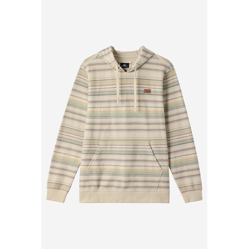 O’Neill Bavaro Stripe Pullover Sweatshirt-Lt Khaki