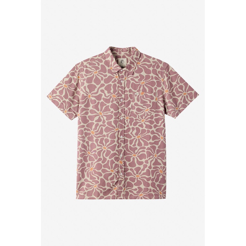 O’Neill OG Eco Print Standard S/S Shirt-Grape Shake