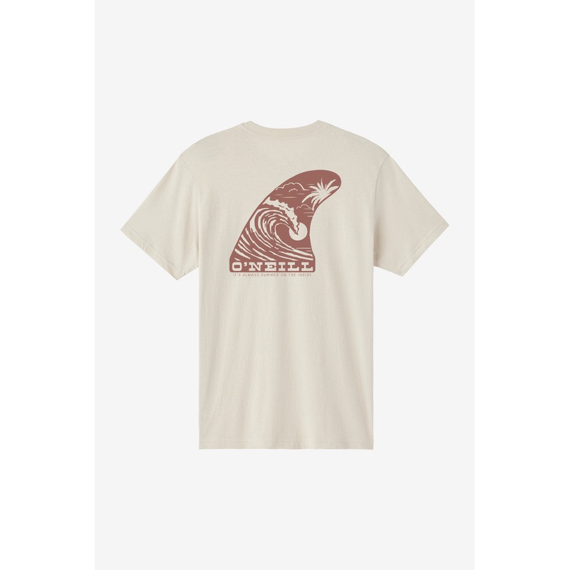 O’Neill Skeg Tee-Lt Khaki