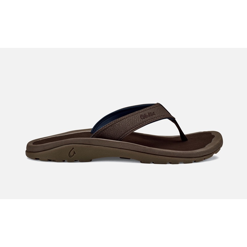 Olukai Ohana Sandal-Dk Wood/Dk Wood