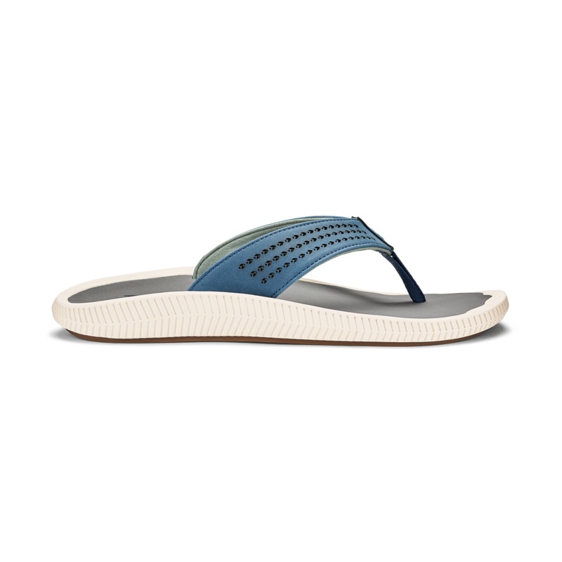 Olukai Ulele Sandal-Slate Blue/Charcoal