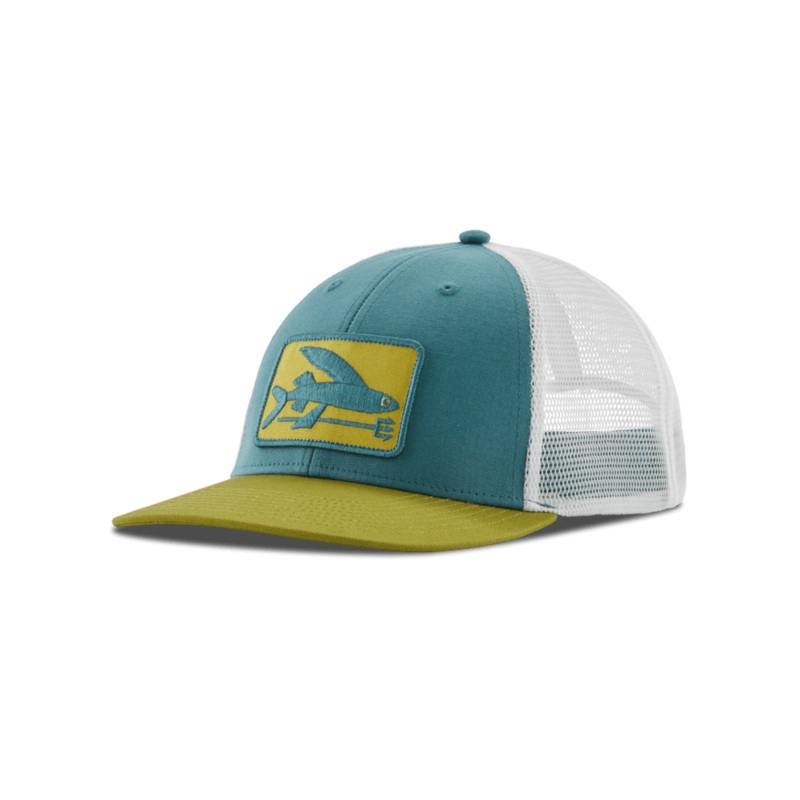 Patagonia Flying Fish LoPro Trucker Hat-Wetland Blue