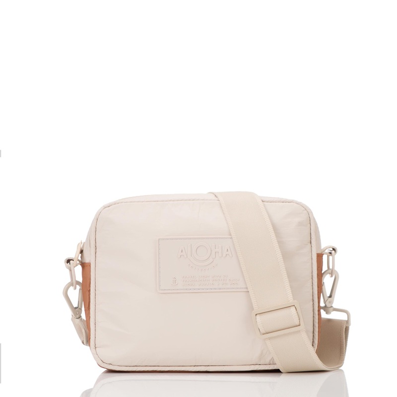 Aloha Collection Color Block Le Tour Bag-Toffee/Sandstone