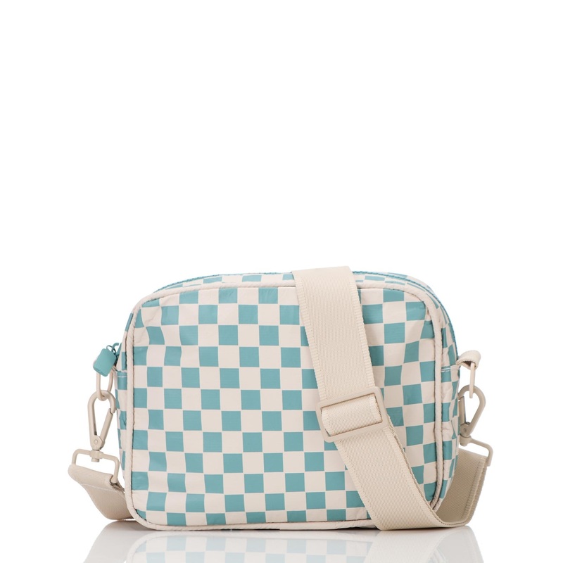 Aloha Collection Petite Check INV Le Tour Bag-Tide/Sandstone