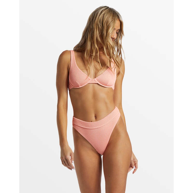 Billabong Summer High Ruby Underwire Top-Peach Tart