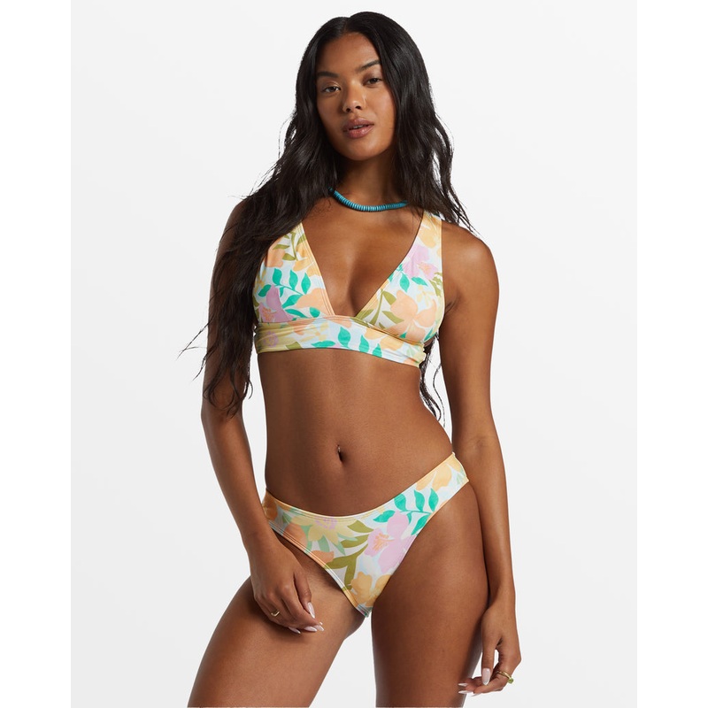 Billabong Sweet Aloha Remi Plunge Top-Multi