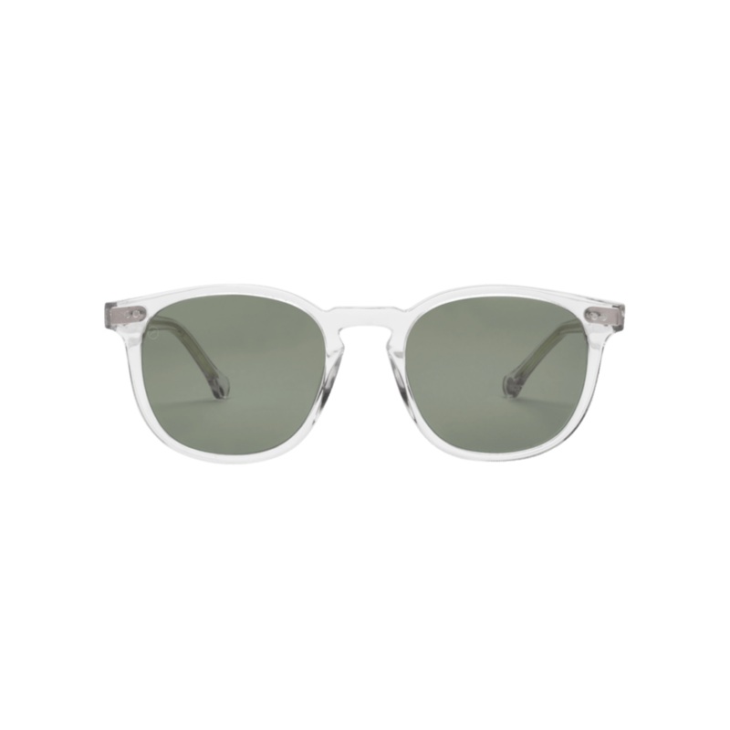 Electric Oak Sunglasses-Crystal/Grey Polarized