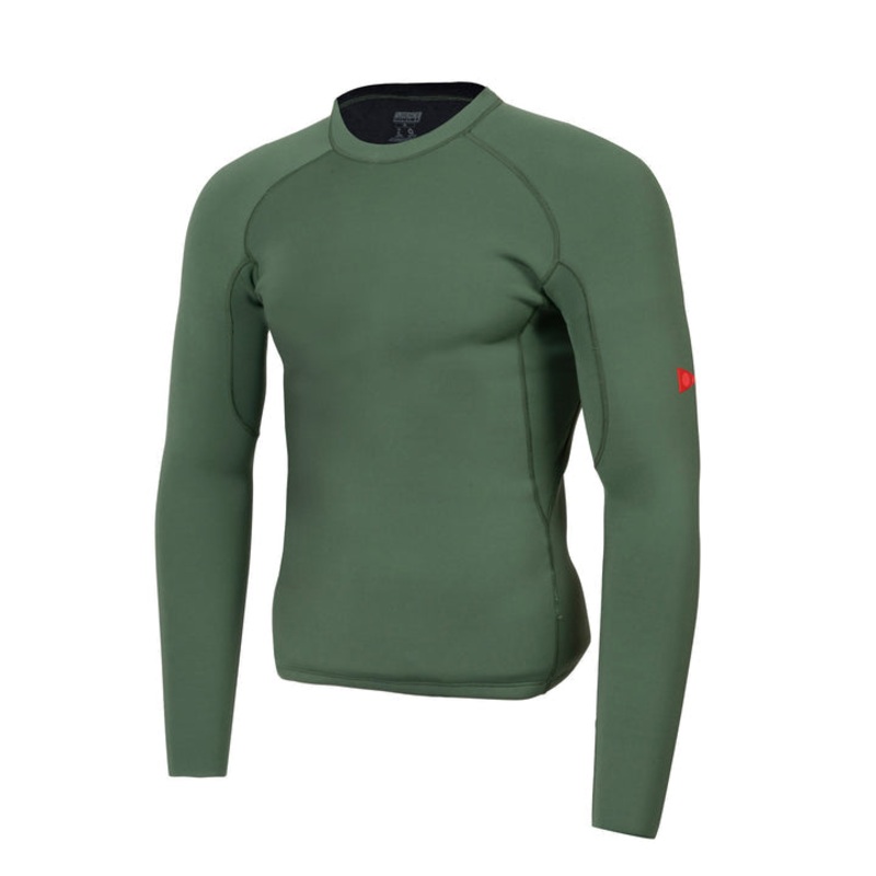 Florence Marine X 1.5mm Flatlock Wetsuit Top-Burnt Olive