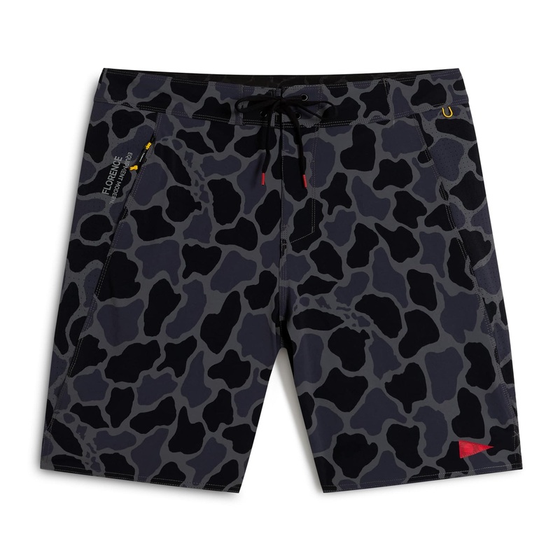 Florence Marine X Cordura Airtex Boardshorts-Black Camo