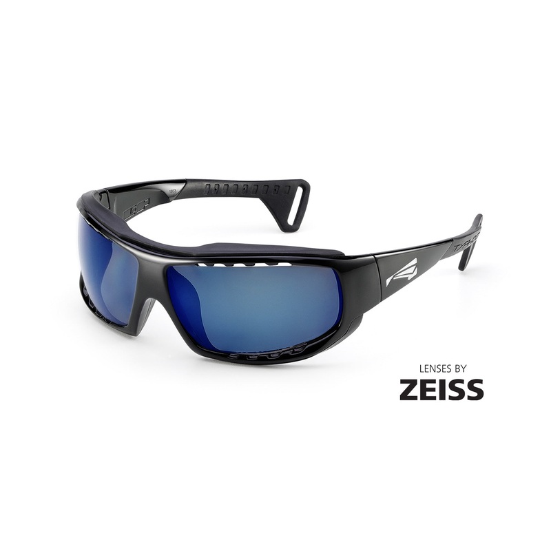 Lip Typhoon Sunglasses-Gloss Blk/Blk PA Polar/ZEISS Gun Blue