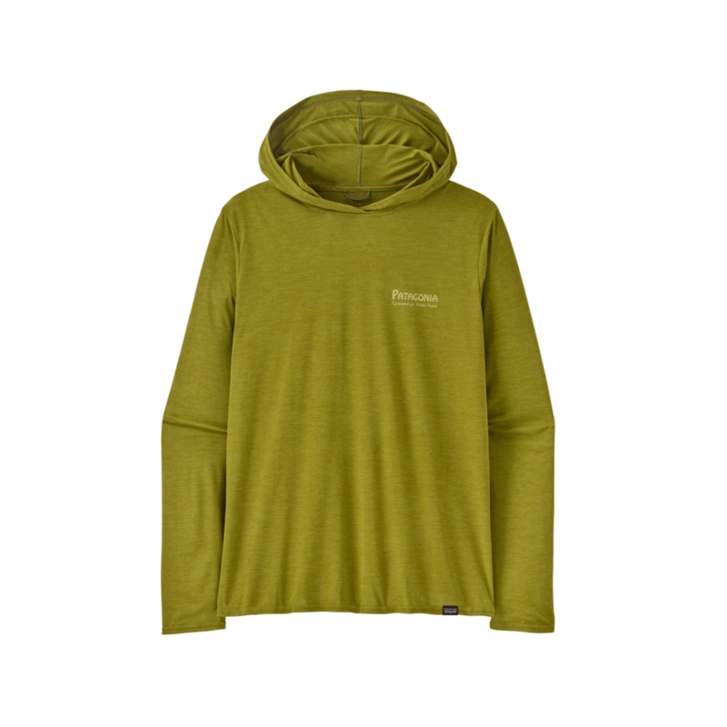Patagonia Cap Cool Daily Graphic Hooded L/S Shirt-Graze Green X-Dye