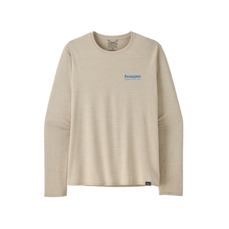 Patagonia Cap Cool Daily Graphic L/S Shirt-Pumice X-Dye