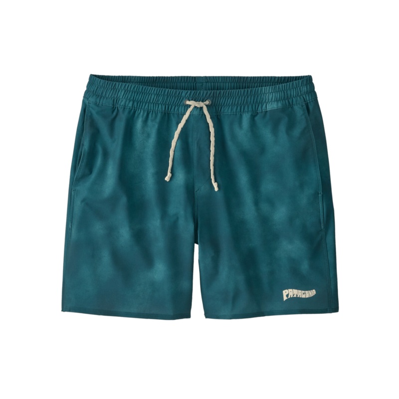 Patagonia Hydropeak Volley 16 in Boardshorts-Sea Spray: Tidal Teal