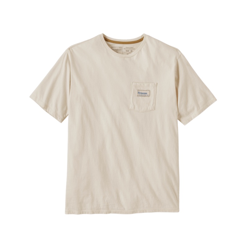 Patagonia Water People Organic Pocket Tee-Undyed Natural