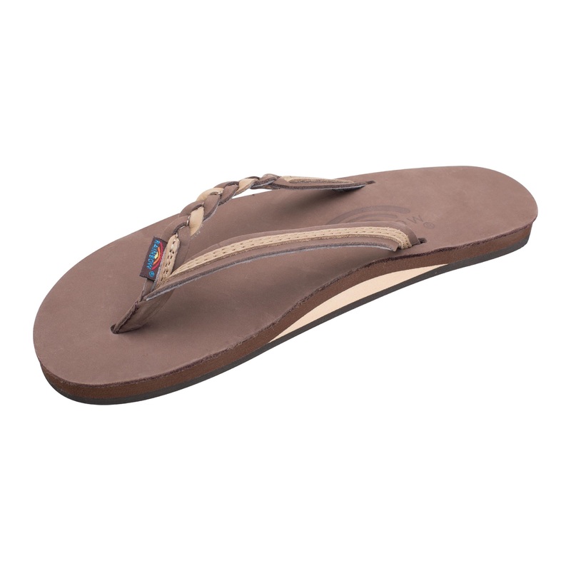 Rainbow Flirty Braidy Sandal-Expresso w/Sierra Brown