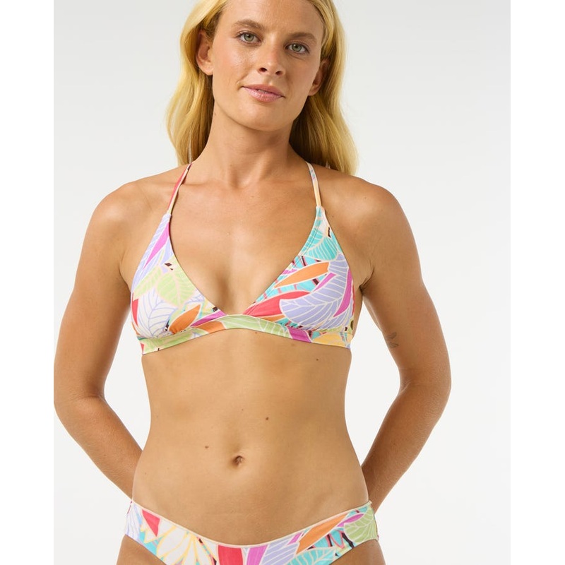 Rip Curl Cala Vadella X Back Tri Top-Multico