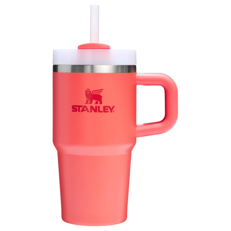 Stanley Quencher H2.0 FlowState 20 oz Tumbler-Hot Coral