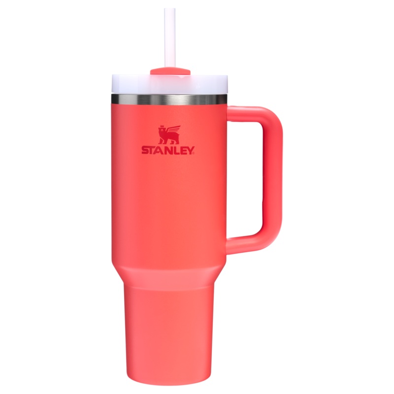 Stanley Quencher H2.0 FlowState 40 oz Tumbler-Hot Coral