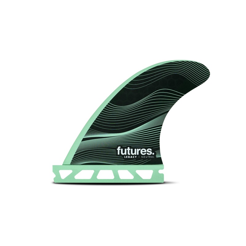 Futures F3 Legacy Tri Fin Set-Green-X-Small