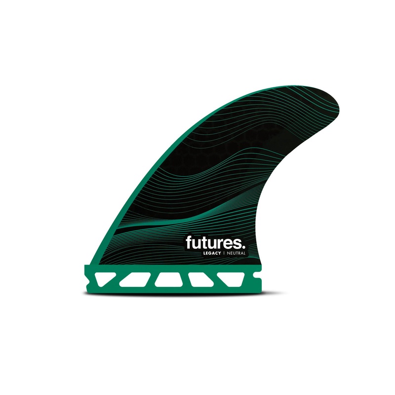 Futures F6 Legacy Tri Fin Set-Green-Medium