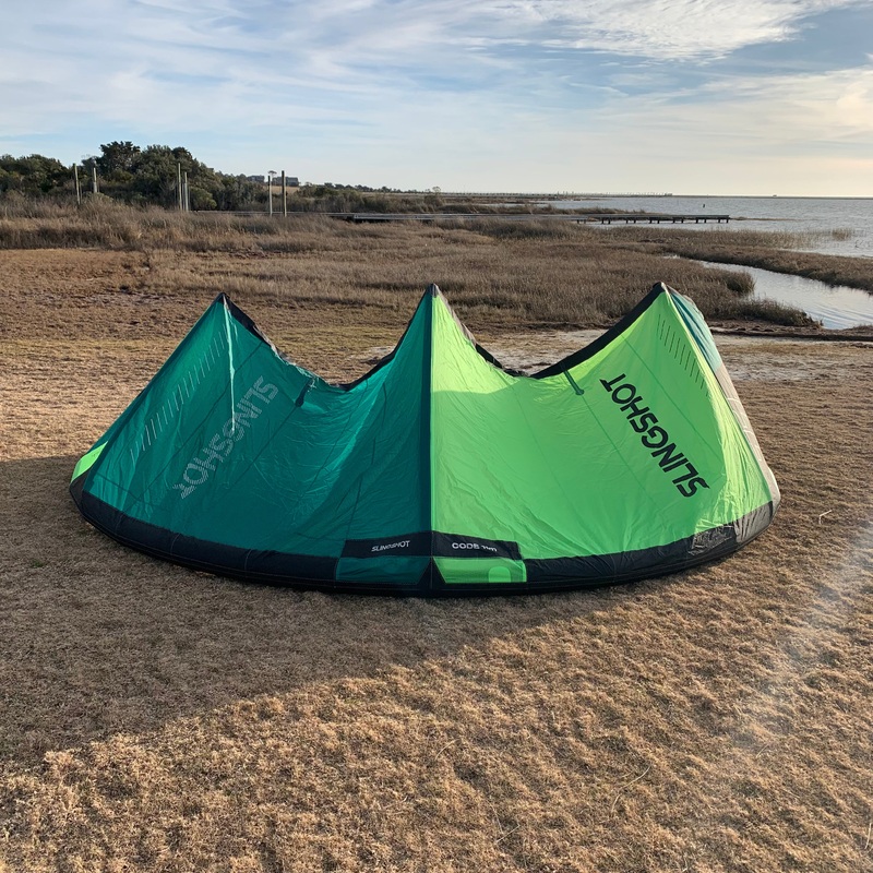 USED Slingshot Code V1 Kite-Green-11m