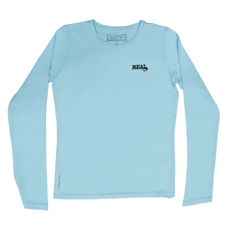 Anetik Wmn’s Breeze Tech L/S Sun Shirt-Sky Heathered