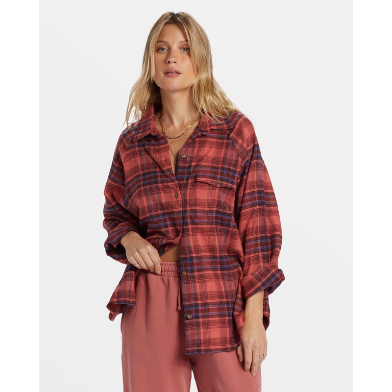 Billabong Best Time L/S Shirt-Choc Chip