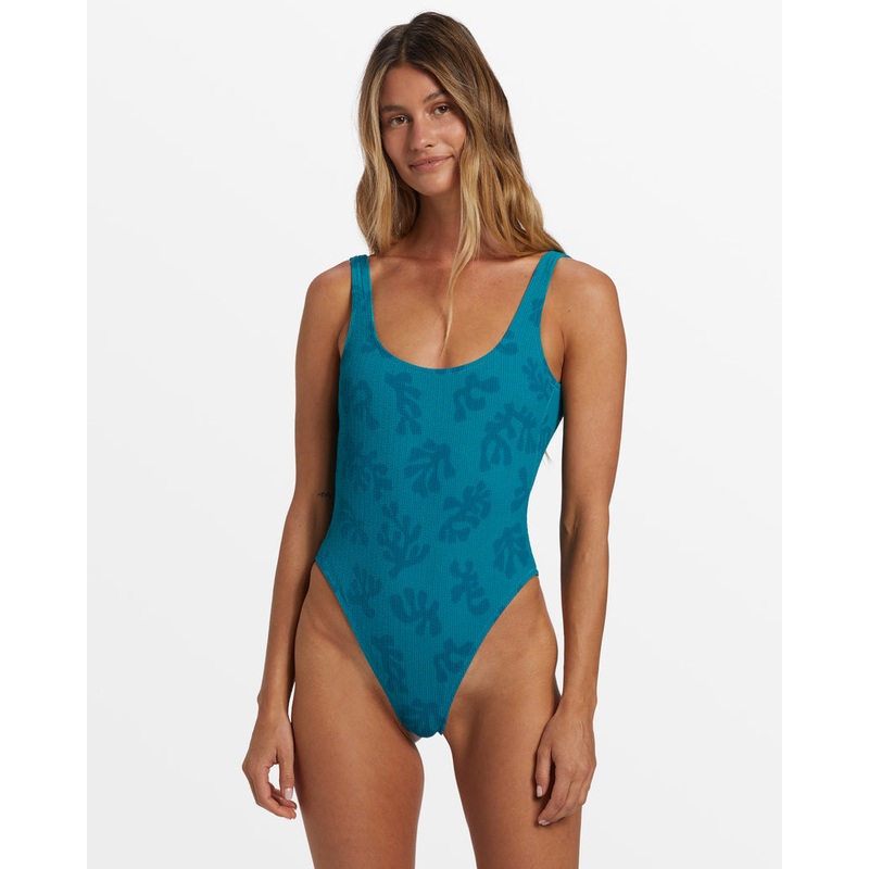 Billabong Coral Gardeners One Piece-Deep Sea Green