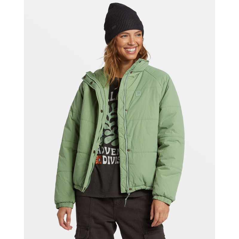 Billabong High Route Puffer Jacket-Salty Sage
