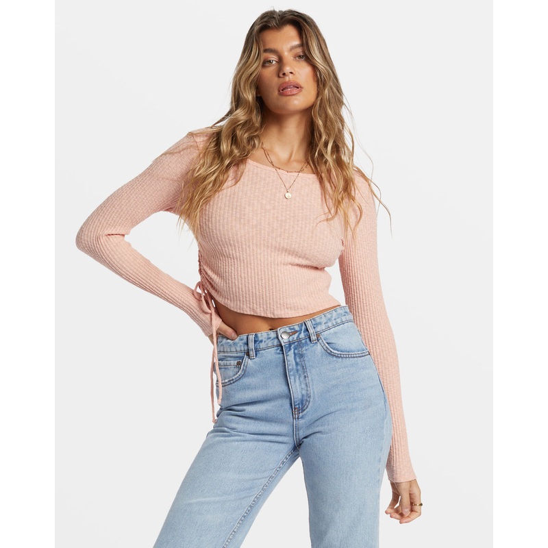 Billabong Its A Vibe L/S Shirt-Dusty Peach